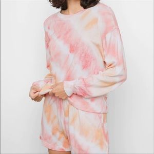 Rails Ramona Sunset Tie Dye Crew Neck Sweatshirt Size Small